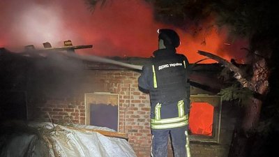 Пожежі у Запорізькому районі внаслідок атаки РФ, 24 лютого