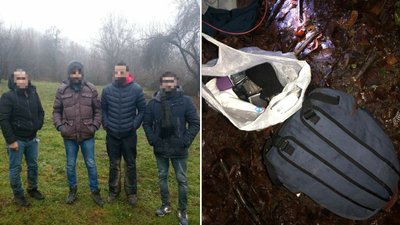 На Закарпатті прикордонники затримали чотирьох нелегальних мігрантів