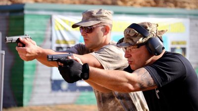 На Херсонщині розпочався Всеукраїнський чемпіонат Національної поліції з практичної стрільби На Херсонщині розпочався Всеукраїнський чемпіонат Національної поліції з практичної стрільби