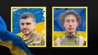 Військові Олександр Курильчик та Микола Міщук