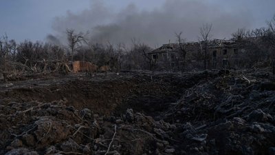 Вирва від удару армії РФ по Дружківці