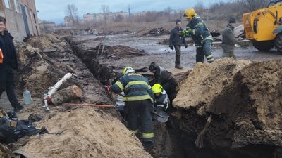 Рятувальники під час роботи