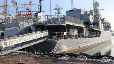 В Одесі перевірили бойову готовність фрегата "Гетьман Сагайдачний"