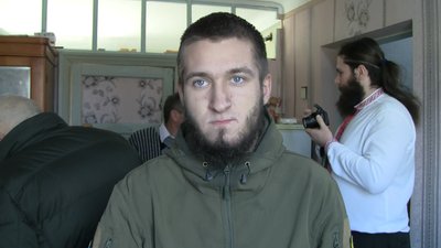 Едуард Дадінський, представник «Національного Корпусу» в Мелітополі Едуард Дадінський, представник «Національного Корпусу» в Мелітополі