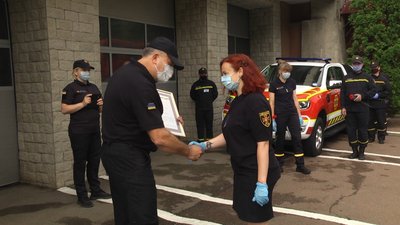 На Житомирщині рятувальників та військових нагородили відзнаками Кабміну