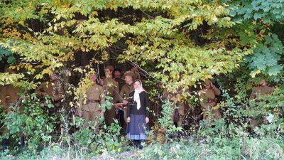 На Тернопільщині знімають документальний фільм "Дорога в Карпати" На Тернопільщині знімають документальний фільм "Дорога в Карпати"