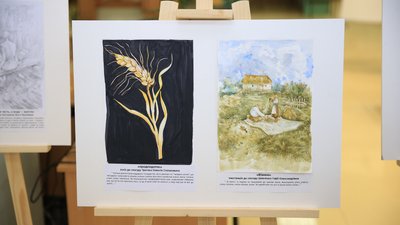 Трагедія українського села 1920-1930: у Дніпрі відкрилась виставка графічних робіт про Голодомор