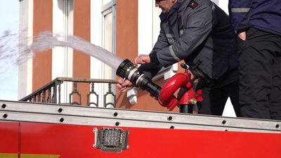 У Черкасах тестували новий пожежний автомобіль