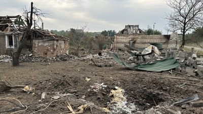 Удар авіабомбами Донеччина