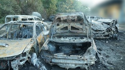 Обстріл автостоянки у Запоріжжі 25 серпня 2026
