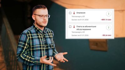 Платіжка за опалення, КП Теплоенерго, Дніпро, індивідуальне опалення
