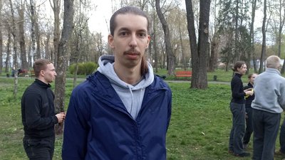 Назар Свитак, учасник "Молодіжного націоналістичного конгресу" на Тернопільщині