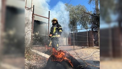 Подробиці пожежі на набережній у Запоріжжі: що відомо