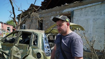 Місце атаки РФ у Покотилівці, Максим дрозд 