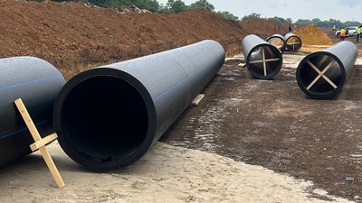 "Орієнтовна потужність водоводу – 400 тисяч метрів кубічних на добу": на Дніпропетровщині прокладають водогін "Орієнтовна потужність водоводу – 400 тисяч метрів кубічних на добу": на Дніпропетровщині прокладають водогін