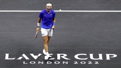 Рафаель Надаль на Кубку Лейвера в сезоні-2022.