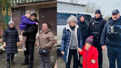 Херсонщина, діти, евакуація, поліція, волонтери