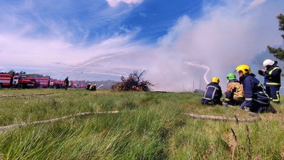 Лісівники з трьох областей тренувались на Волині пожежогасінню