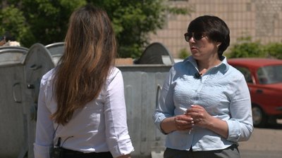 Пошкоджений ракетою будинок в Умані Пошкоджений ракетою будинок в Умані