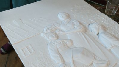 Картини на дотик: Харківському худмузеї Картини на дотик: Харківському худмузеї