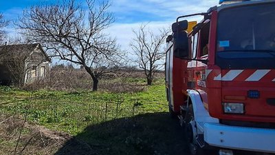 Причини встановлюються: у Миколаївській області на пожежі загинув чоловік