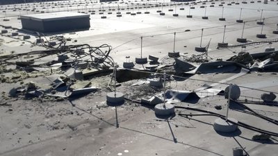 Наслідки обстрілів Квітневої громади на Житомирщині Наслідки обстрілів Квітневої громади на Житомирщині
