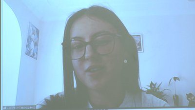 Анастасія Гаврюшенко живе на заході країни, до занять долучається онлайн