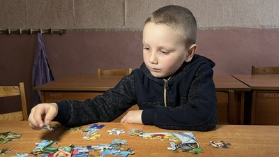 Марк Кірієнко у дитсадку на занятті Марк Кірієнко у дитсадку на занятті