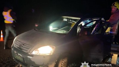 13 лютого автомобіль Toyota Yaris зіткнувся з металевим відбійником, водій загинув