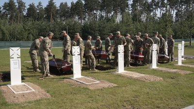 Чернігівщина передала для поховання на військовому кладовищі тіло неопізнаного військового