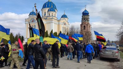 Похорон військового ЗСУ Василя Гуцуляка