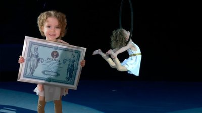 У Запоріжжі чотирирічна гімнастка встановила національний рекорд