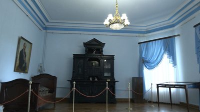 Кімната, де під час приїзду до Качанівки жив Тарас Шевченко Кімната, де під час приїзду до Качанівки жив Тарас Шевченко