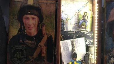 У Львові відкрили виставку «Блокпост пам’яті» У Львові відкрили виставку «Блокпост пам’яті»