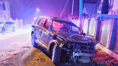 Внаслідок ДТП на Закарпатті травмувався 25-річний чоловік