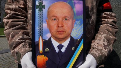 В Ужгороді попрощалися з полеглим прикордонником Василем Голінкою