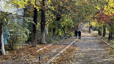 Жінки йдуть вулицею у місті Добропілля