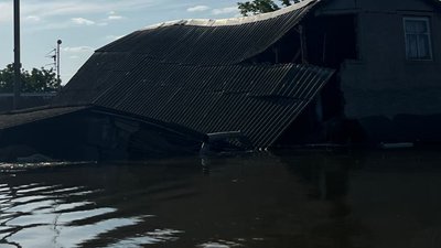 Підтоплені села на Херсонщині Підтоплені села на Херсонщині