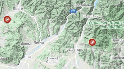 У двох районах Закарпаття сталися землетруси