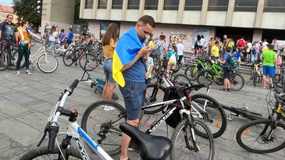 В Ужгороде во второй раз провели благотворительный велозаезд 