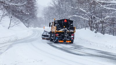 Дороги, негода, сніг, спецтехніка, Франківщина