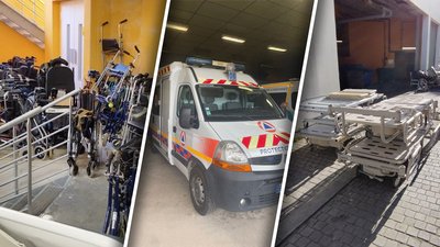 Гумдопомога від асоціації "Дружба" Немирівській лікарні