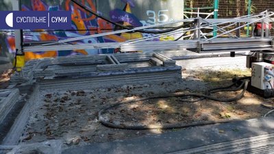 У Недригайлові на Сумщині друкують будинок на 3Д-принтері У Недригайлові на Сумщині друкують будинок на 3Д-принтері