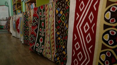 У Рівне привезли 12-метровий "Рушник єдності"