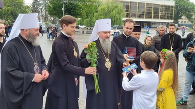 Предстоятель Православної церкви України Епіфаній приїхав на Трійцю до Луцька