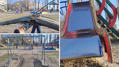У Кропивницькому майже дві сотні дитячих майданчиків не перебувають на балансі жодного підприємства У Кропивницькому майже дві сотні дитячих майданчиків не перебувають на балансі жодного підприємства
