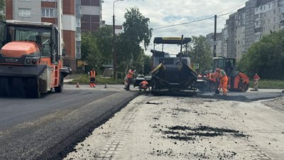 перехрестя, ремонт дороги