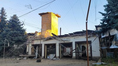 Обстріл підрозділу ДСНС керованими авіабомбами у Дружківці