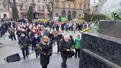 У Львові вшанували пам'ять Тараса Шевченка У Львові вшанували пам'ять Тараса Шевченка