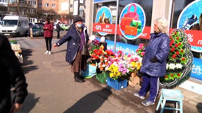 У Житомирі торгівля штучними квітами під забороною – продають живі